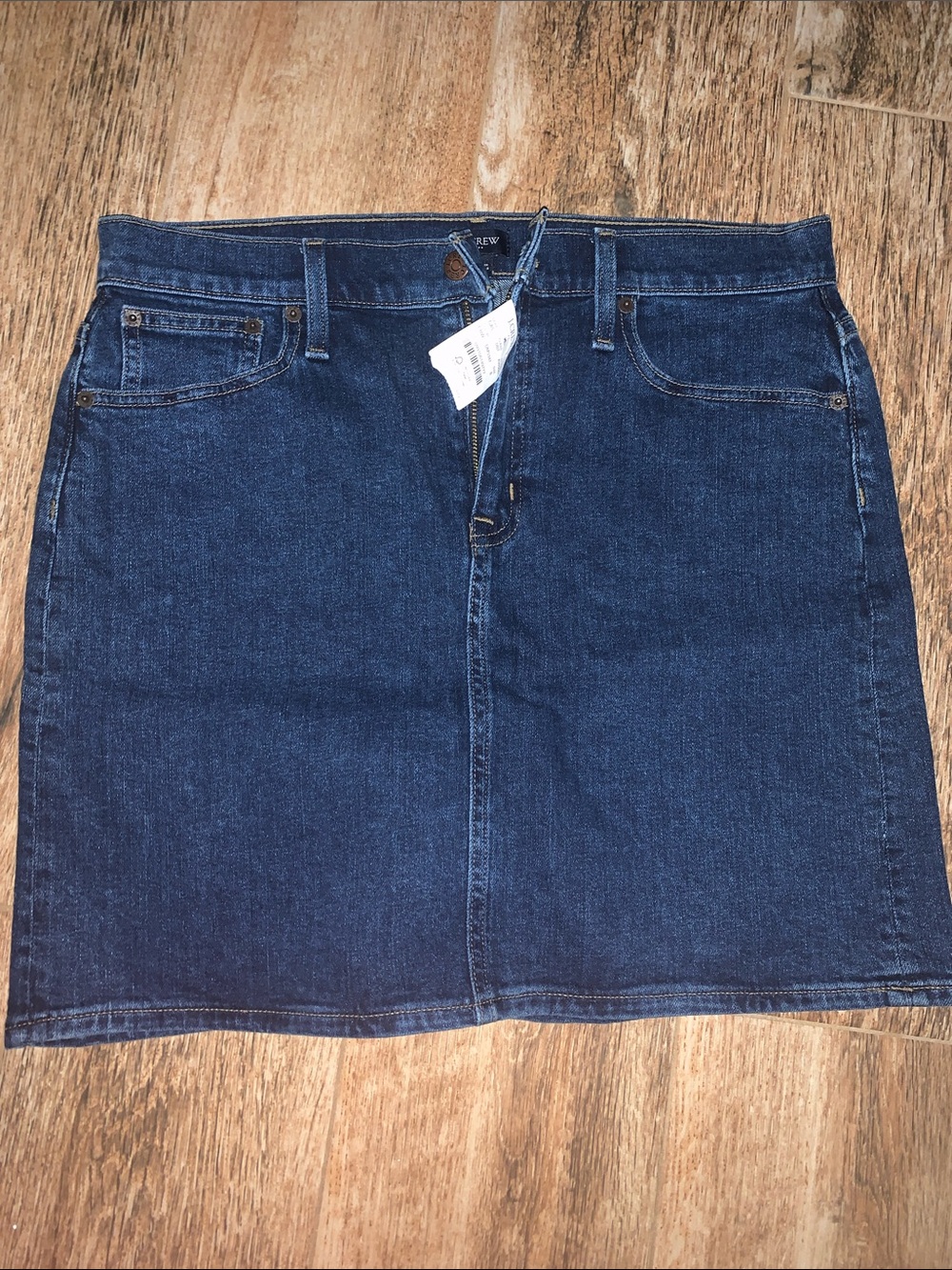 J. Crew Dark Blue Denim Mini Skirt